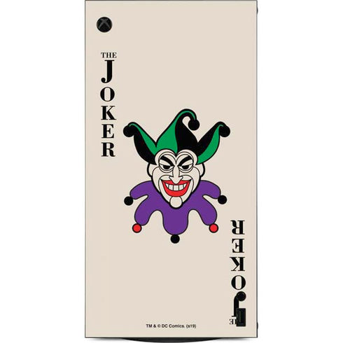 DC Comics The Joker Calling Card XBox Series X Digital Edition Console Skin